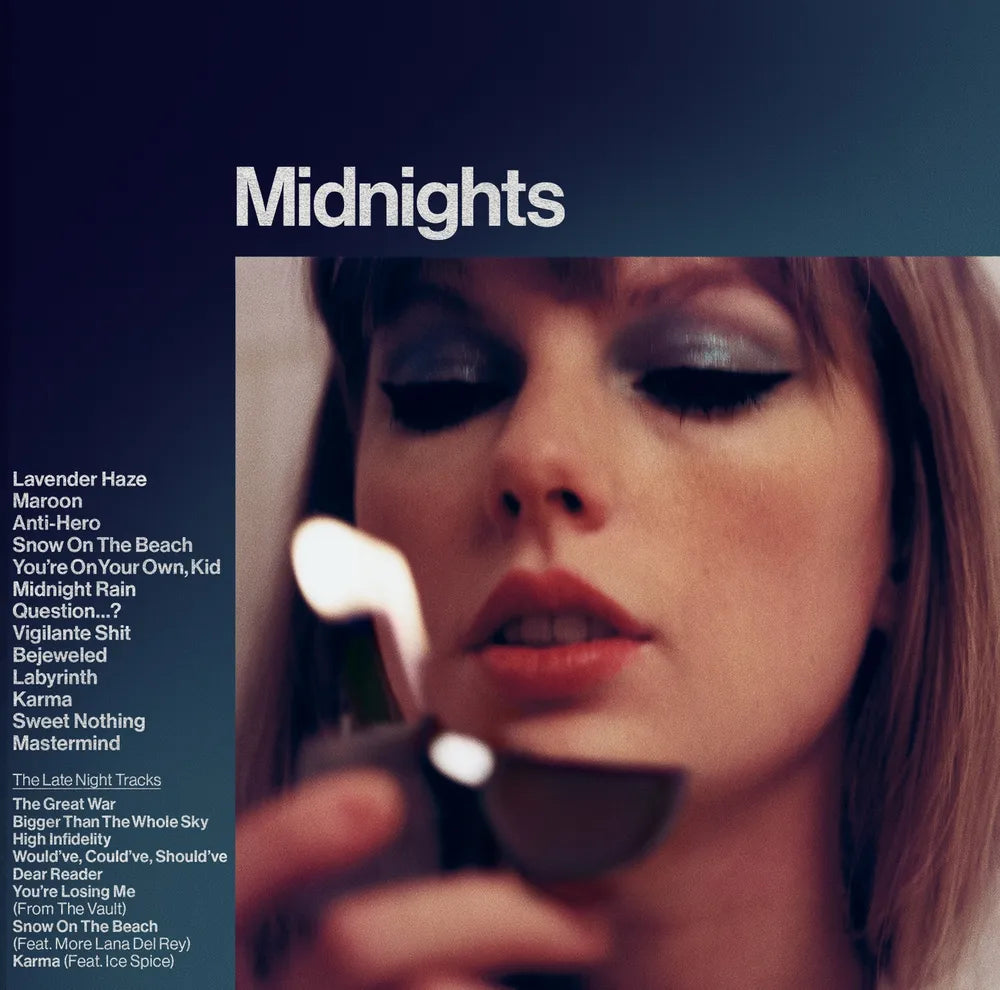 the album cover for Taylor Swift - Midnights: The Late Night Edition [Indie Exclusive]