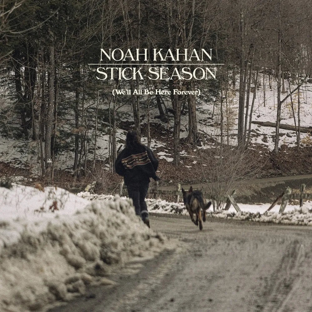the album cover for Noah Kahan - Stick Season (We'll All Be Here Forever) [Limited Edition Indie Exclusive Bone 3 LP]