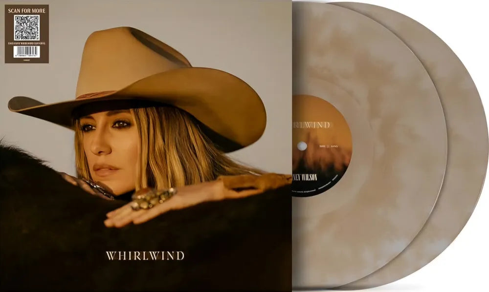 the album cover for Lainey Wilson - Whirlwind [Indie Exclusive Whirlwind Tan Vinyl]