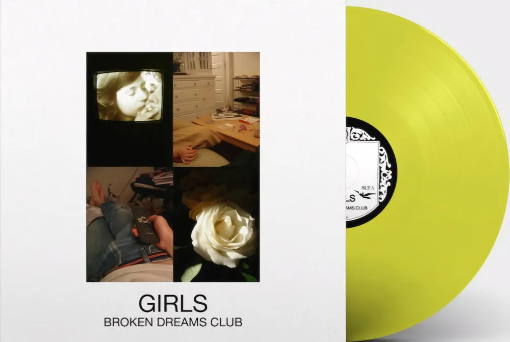 the album cover for Girls - Broken Dreams Club [Highlighter Yellow 12inch EP]