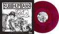 the album cover for Subhumans - Time Flies + Rats [RSD Essential Indie Colorway Deep Purple LP]