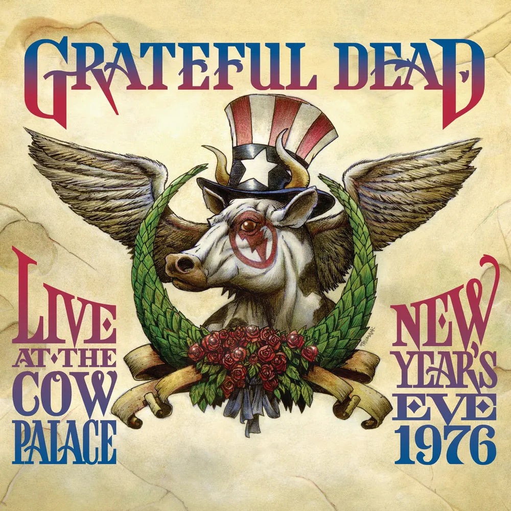 the album cover for Grateful Dead - Live At The Cow Palace-New Years Eve 1976 - [Limitd Edition Vinyl Box Set]