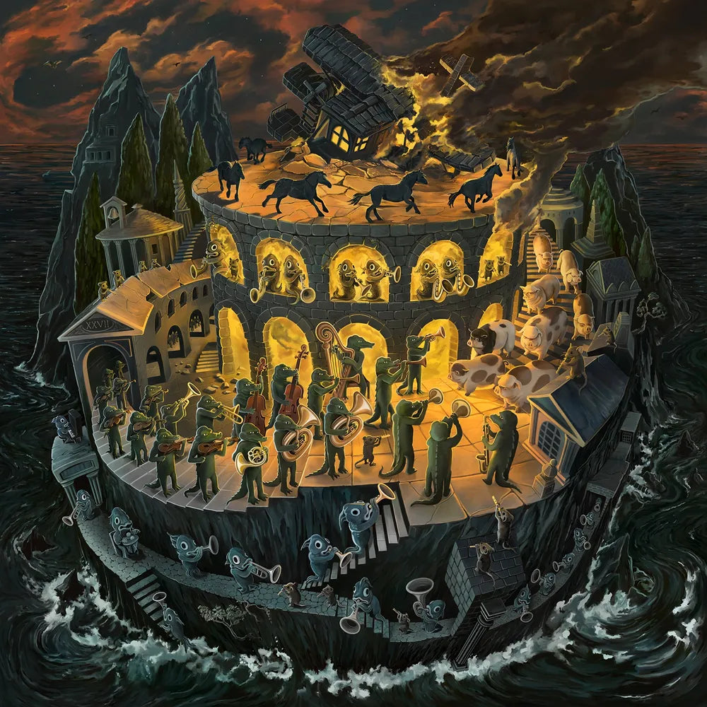 the album cover for King Gizzard &amp; The Lizard Wizard - Phantom Island [Indie Exclusive 180g Recycled LP + Photo Print]