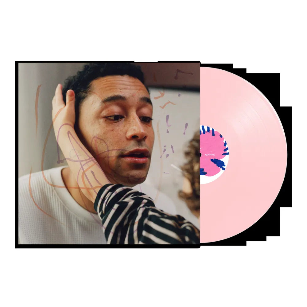 the album cover for Loyle Carner - Hopefully [Indie Exclusive Rose LP]