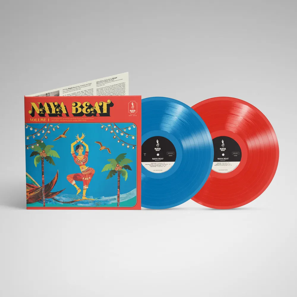 the album cover for Naya Beat  - Volume 1 (South Asian Dance And Electronic Music 1983-1992) -  [Indie Exclusive 2LPxSky Blue & Red Alert]