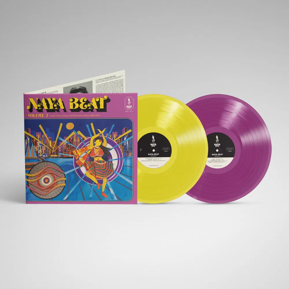 the album cover for Naya Beat  - Volume 2 (South Asian Dance And Electronic Music 1988-1994) -  [Indie Exclusive 2LPxLimoncello & Purple Haze]