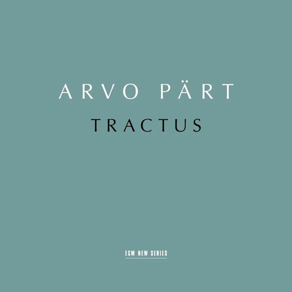 the album cover for Kaljuste / Tallinn Chamber Orchestra - Arvo Part: Tractus