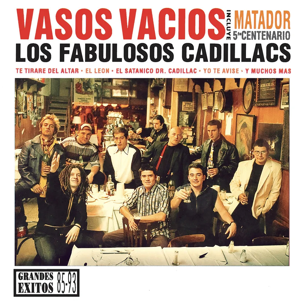 the album cover for  Los Fabulosos Cadillacs - Vasos Vacios