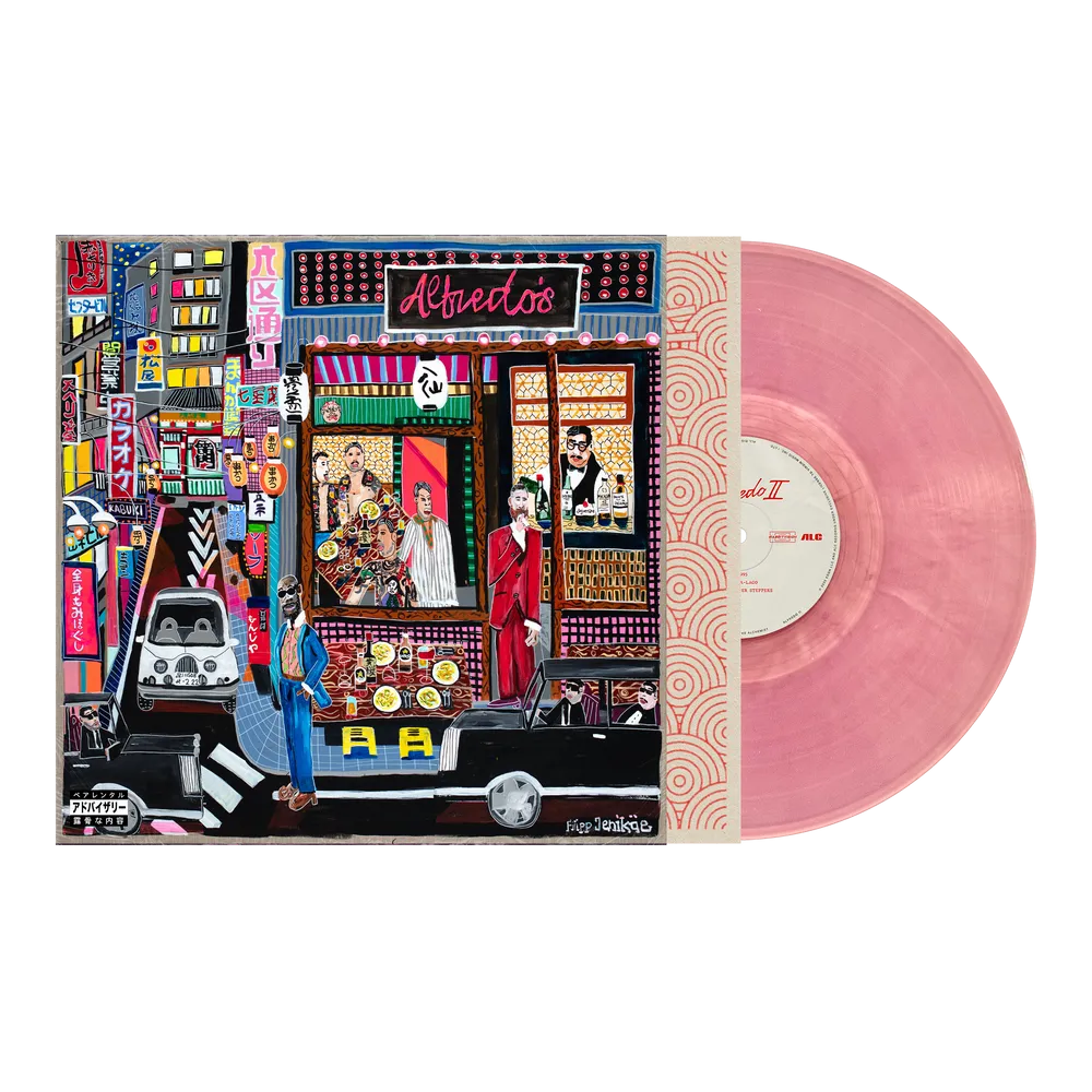 the album cover for Freddie Gibbs & The Alchemist - Alfredo 2 [Indie Exclusive 180g Vodka Sauce 2LP]