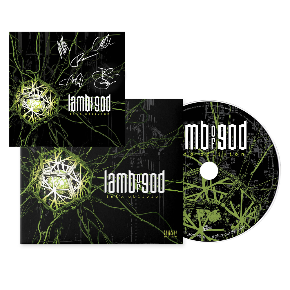 the album cover for Lamb Of God - Into Oblivion [Indie Exclusive Signed]