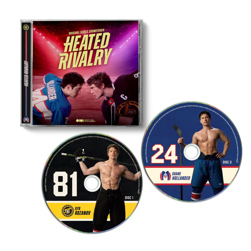 the album cover for Various Artists - Heated Rivalry (Original Series Soundtrack)