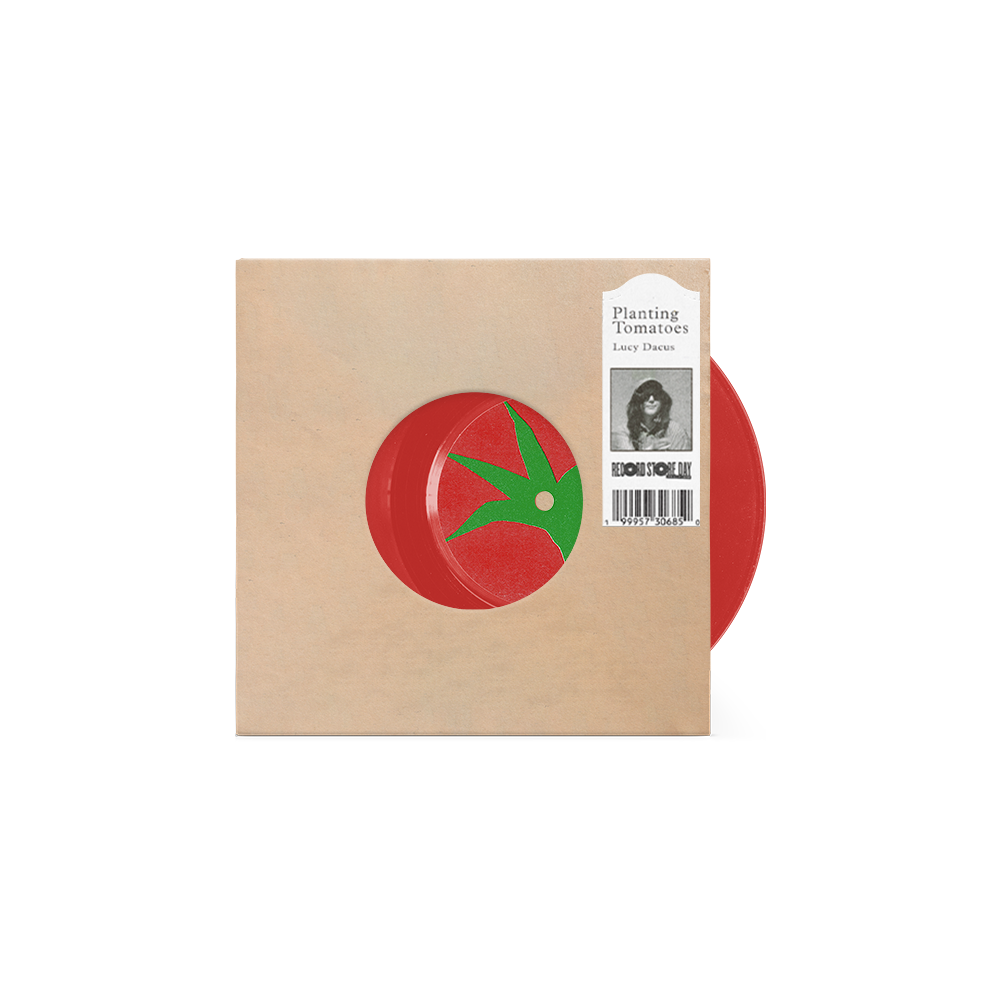 the album cover for Lucy Dacus - Planting Tomatoes [RSD 2026]