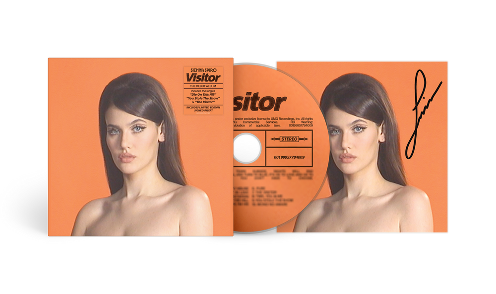 the album cover for Sienna Spiro - Visitor [Indie Exclusive Signed Insert]