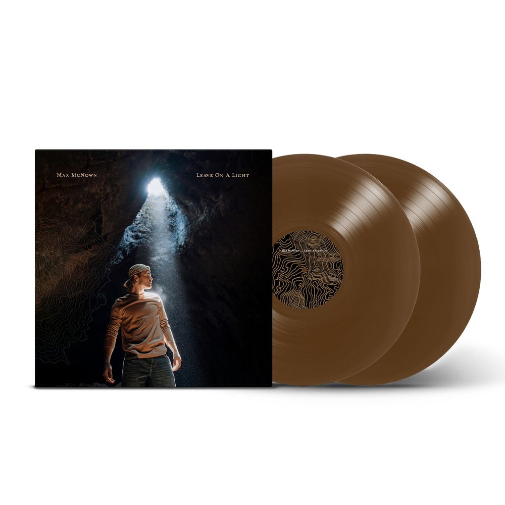 the album cover for Max McNown - Leave On A Light [Brown]