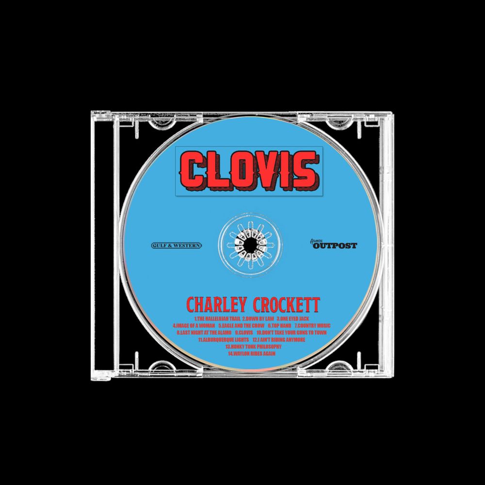 the album cover for Charley Crockett - Clovis [Indie Exclusive Clear Jewel Case]