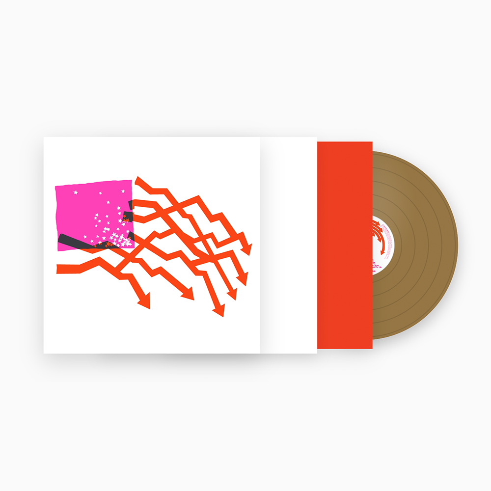 the album cover for DIIV - Zirp! [Indie Exclusive Opaque Gold - Deluxe Packaging]