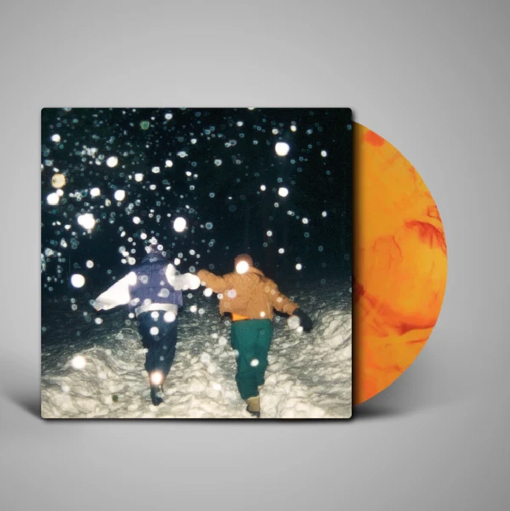 the album cover for Movements - Happier Now [Indie Exclusive Sunspot]