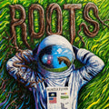 the album cover for Hunter Flynn - Roots [White &amp; Deep Purple]