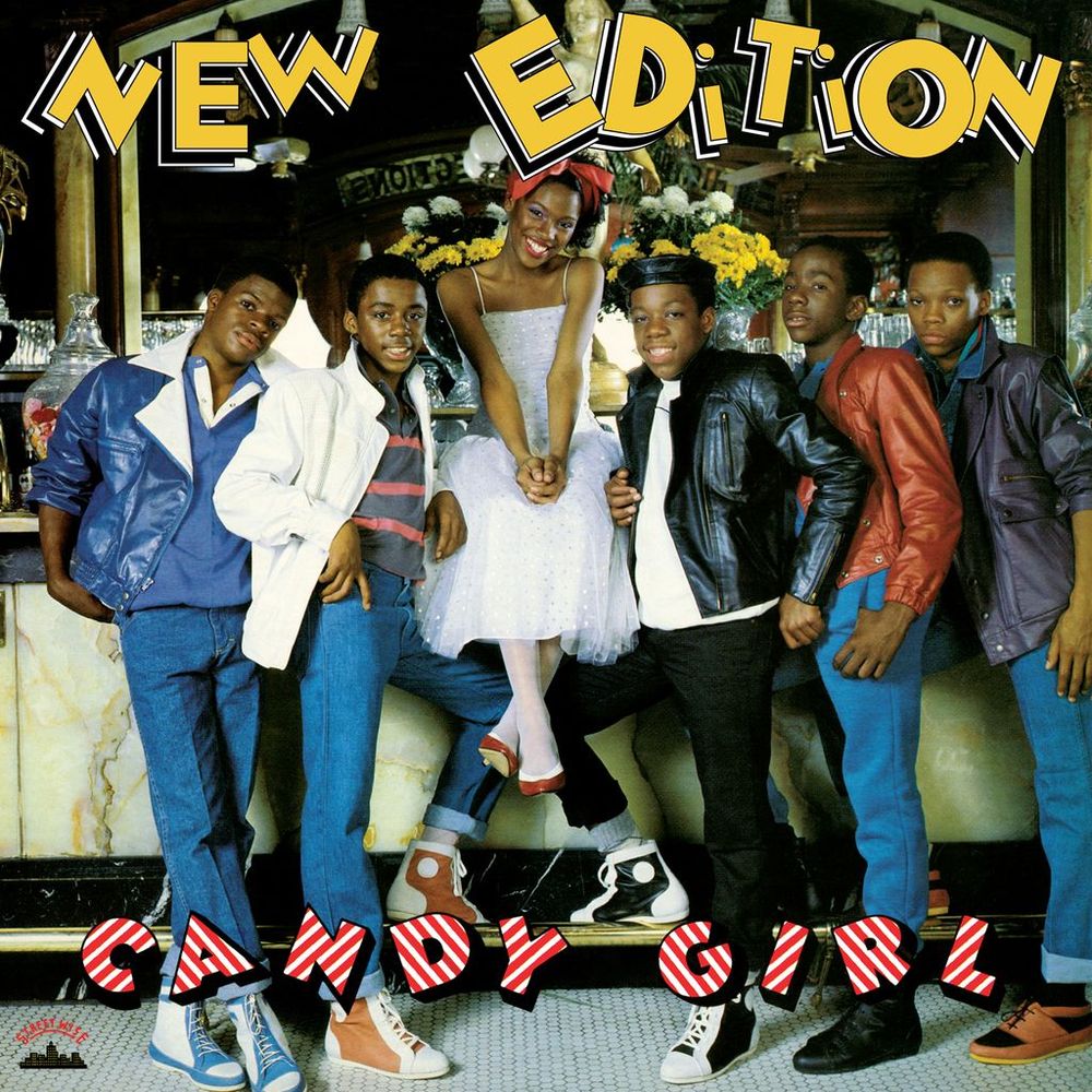 the album cover for New Edition - Candy Girl [RSD BF 2026]