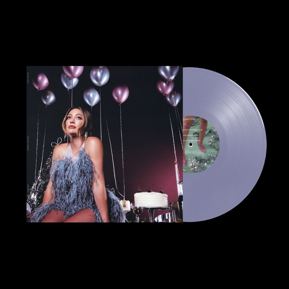 the album cover for Hilary Duff - Holiday Things [Winter Dusk]