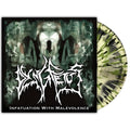 the album cover for Dying Fetus - Infatuation With Malevolence - [3 Color Merge with Splatter]