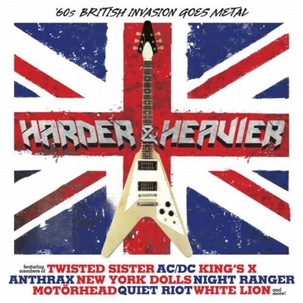 the album cover for Harder & Heavier - 60s British Invasion / Var - Harder & Heavier - 60s British Invasion / Var