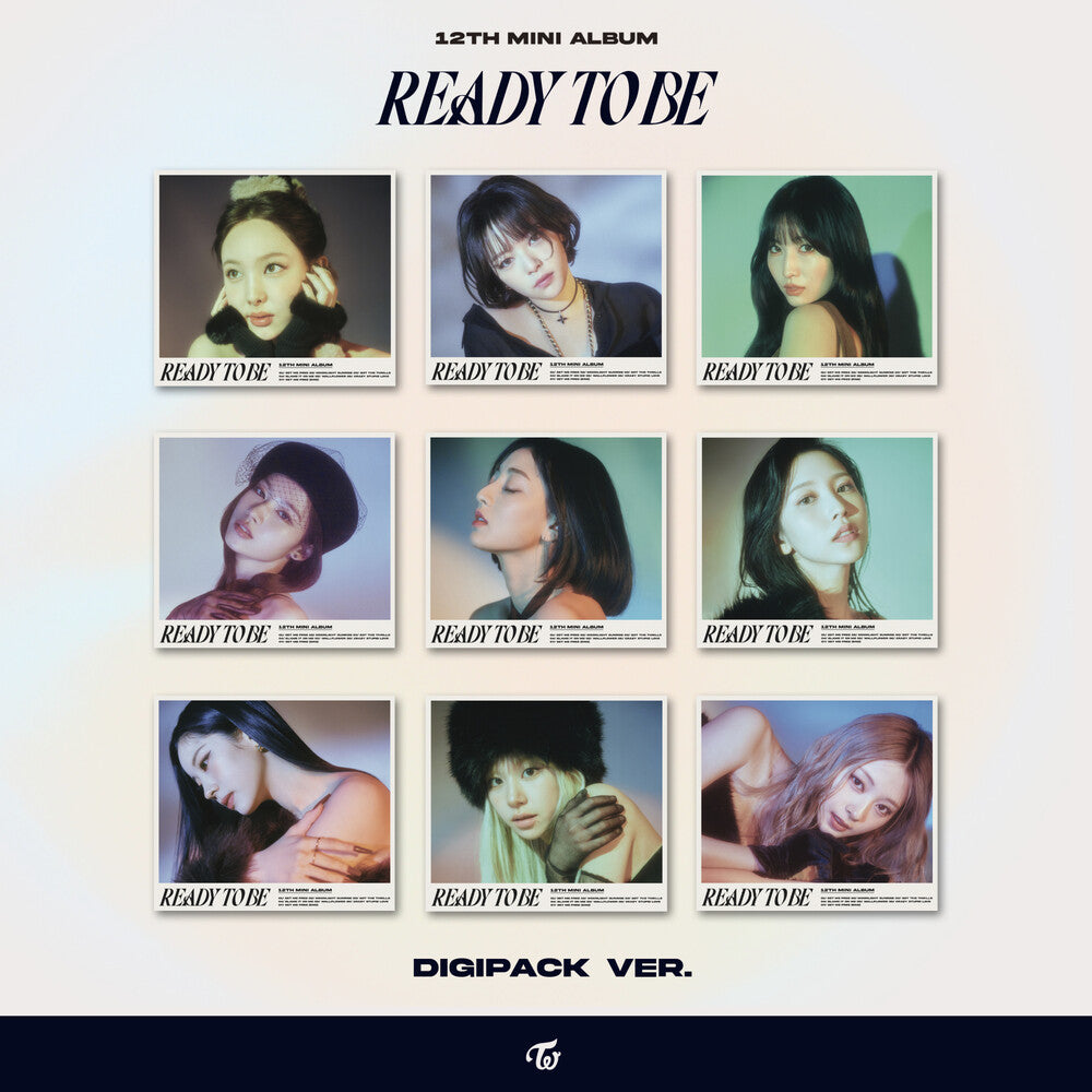 the album cover for TWICE - READY TO BE [Digipack Ver.]