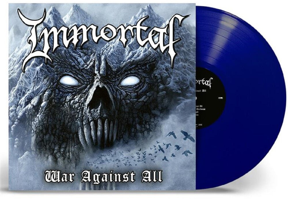 the album cover for Immortal - War Against All [Limited Edition Baltic Blue LP]