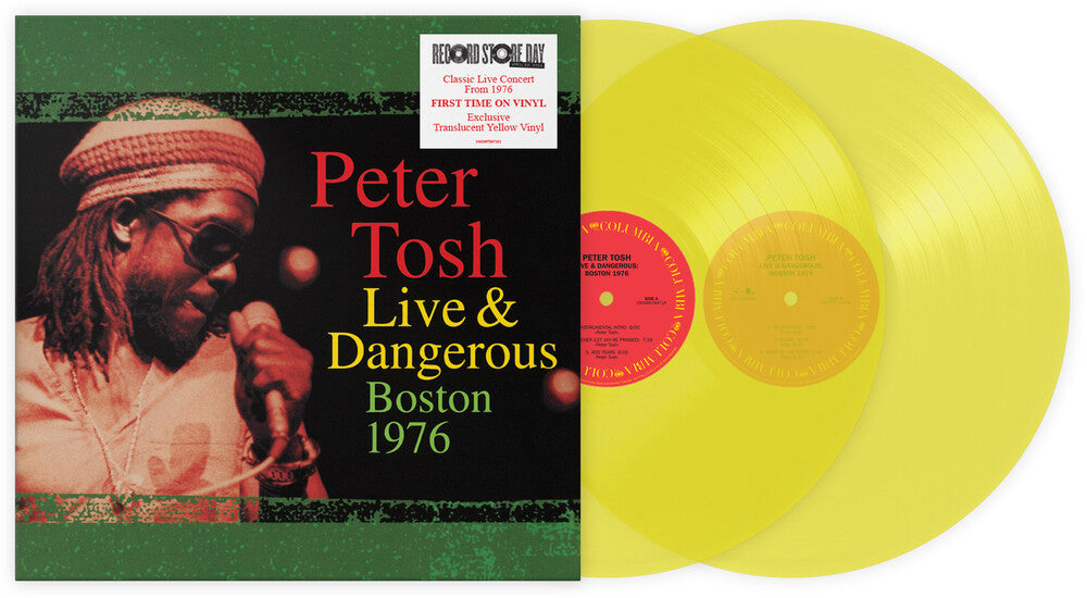 the album cover for Peter Tosh - Live and Dangerous: Boston 1976 [RSD 2023] []