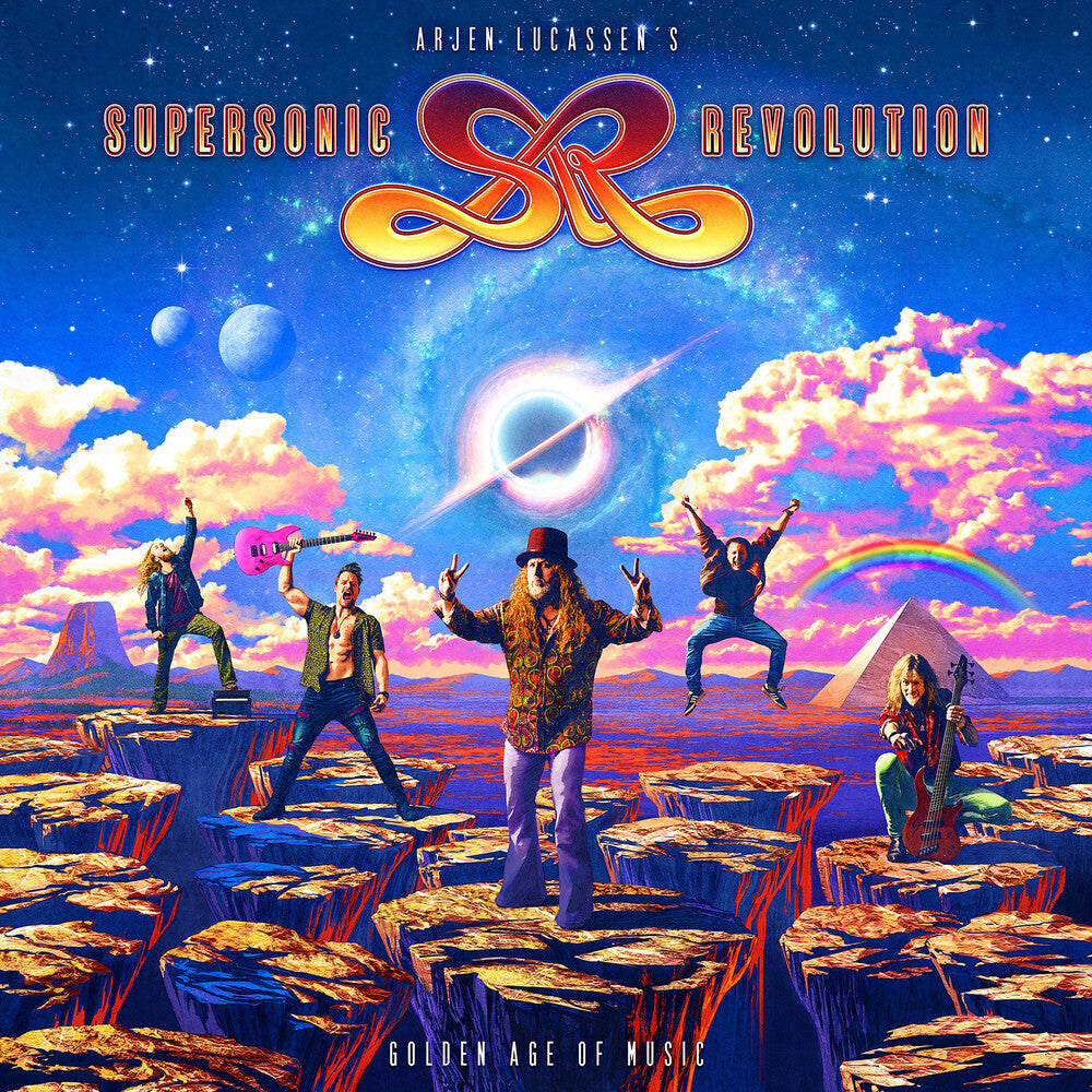 the album cover for Arjen Lucassen's Supersonic Revolution - Golden Age Of Music [Digipak]