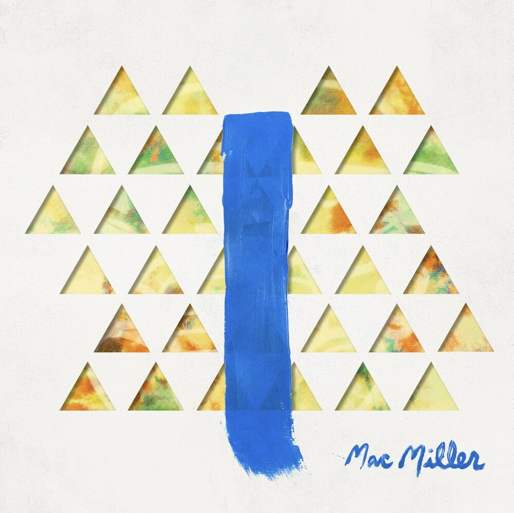 the album cover for Mac Miller - Blue Slide Park: 10th Anniversary [Limited Edition Clear w/ Splatter Deluxe 2 LP]