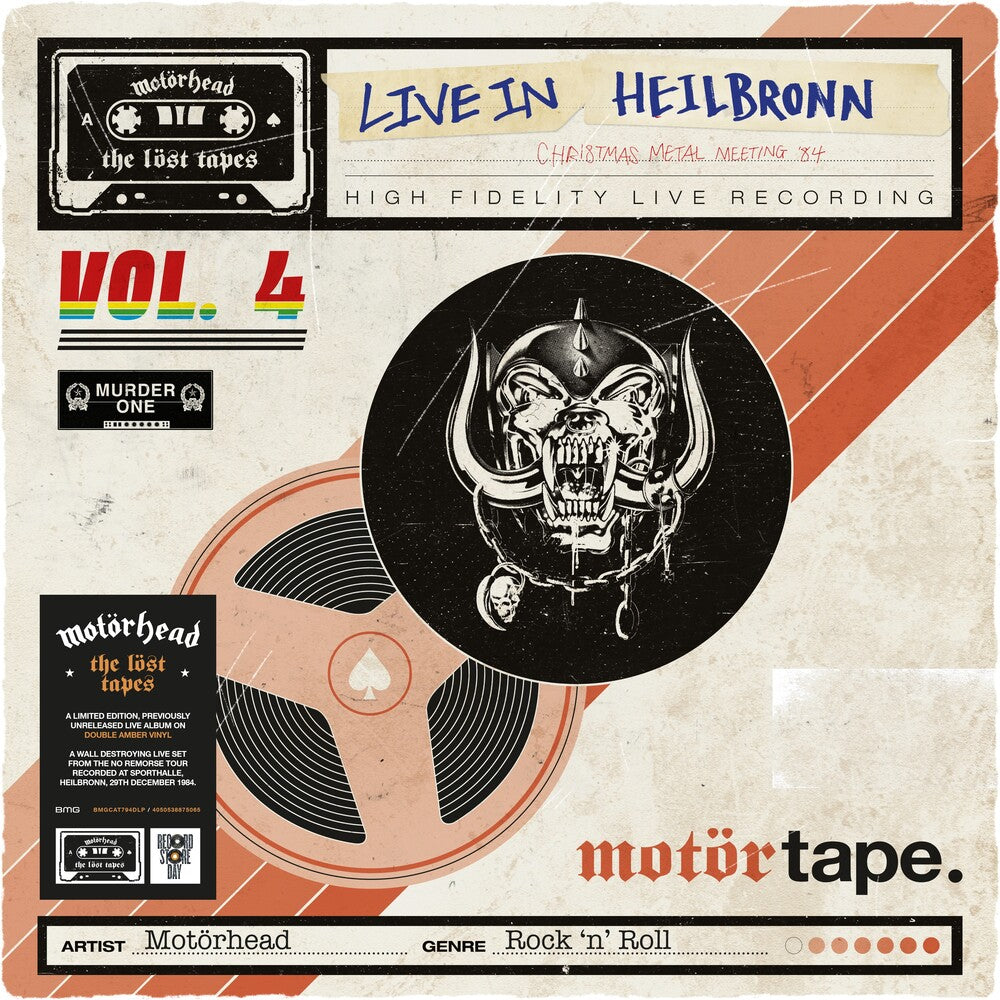 the album cover for Motörhead - Lost Tapes, Vol. 4 (Live In Heilbronn 1984) [RSD 2023] []