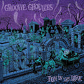 the album cover for Groovie Ghoulies - Fun In The Dark (Blue) [Clear Vinyl] (Smok)