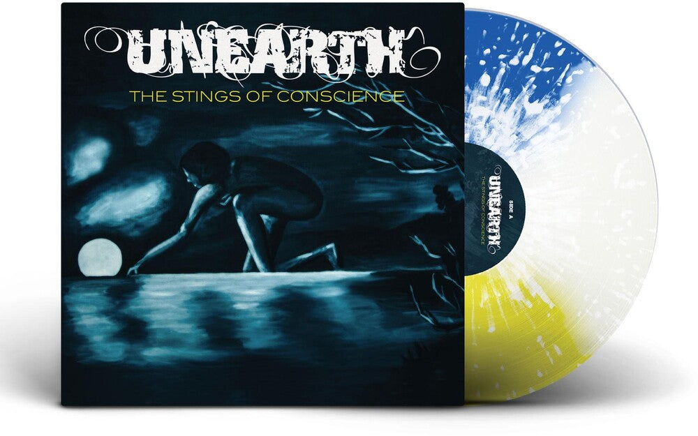 the album cover for Unearth - Stings Of Conscience (Blue) [Colored Vinyl] (Wht) (Ylw)