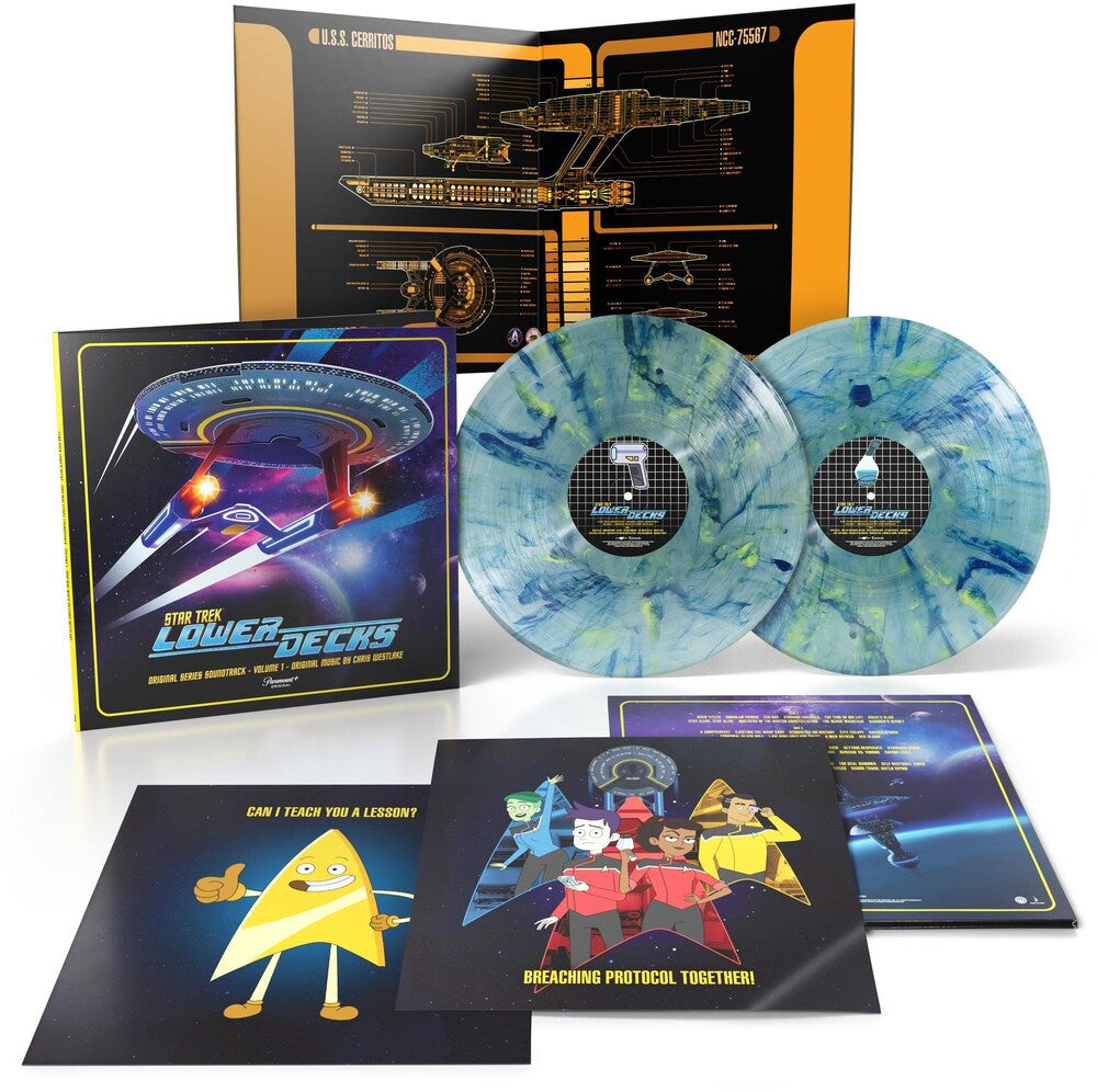 the album cover for Chris Westlake  (Colv) (Ltd) - Star Trek Lower Decks Original Series Soundtrack 1
