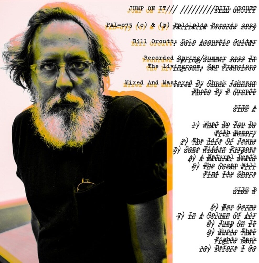 the album cover for Bill Orcutt - Jump On It