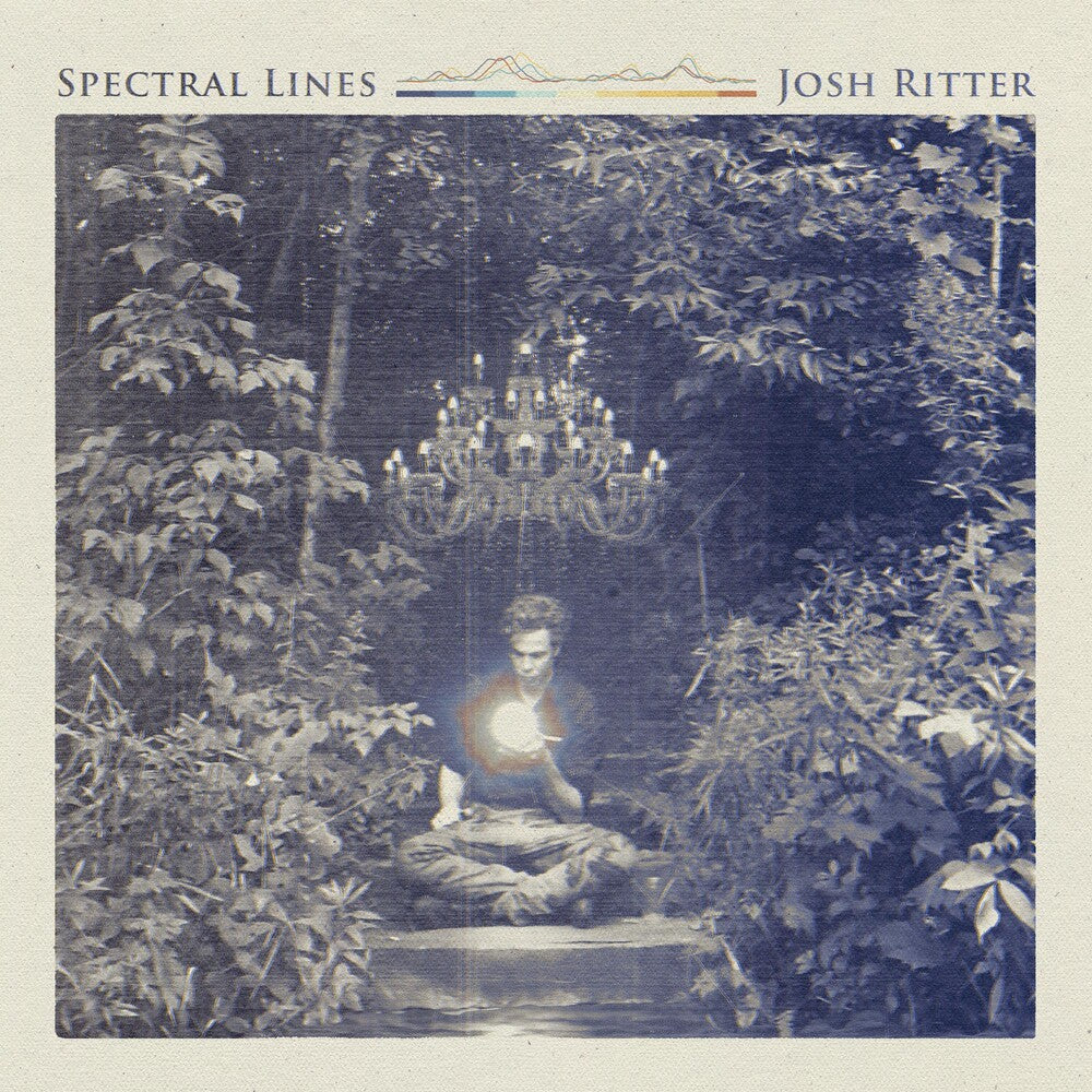the album cover for Josh Ritter - Spectral Lines [Indie Exclusive Limited Edition Natural w/Orange Swirl LP]