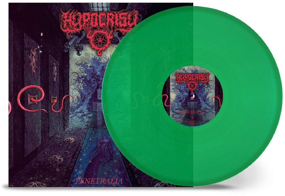 the album cover for Hypocrisy - Penetralia - Reissue 2023 [Indie Exclusive] Green [Colored Vinyl] (Grn)