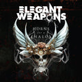 the album cover for Elegant Weapons - Horns For A Halo