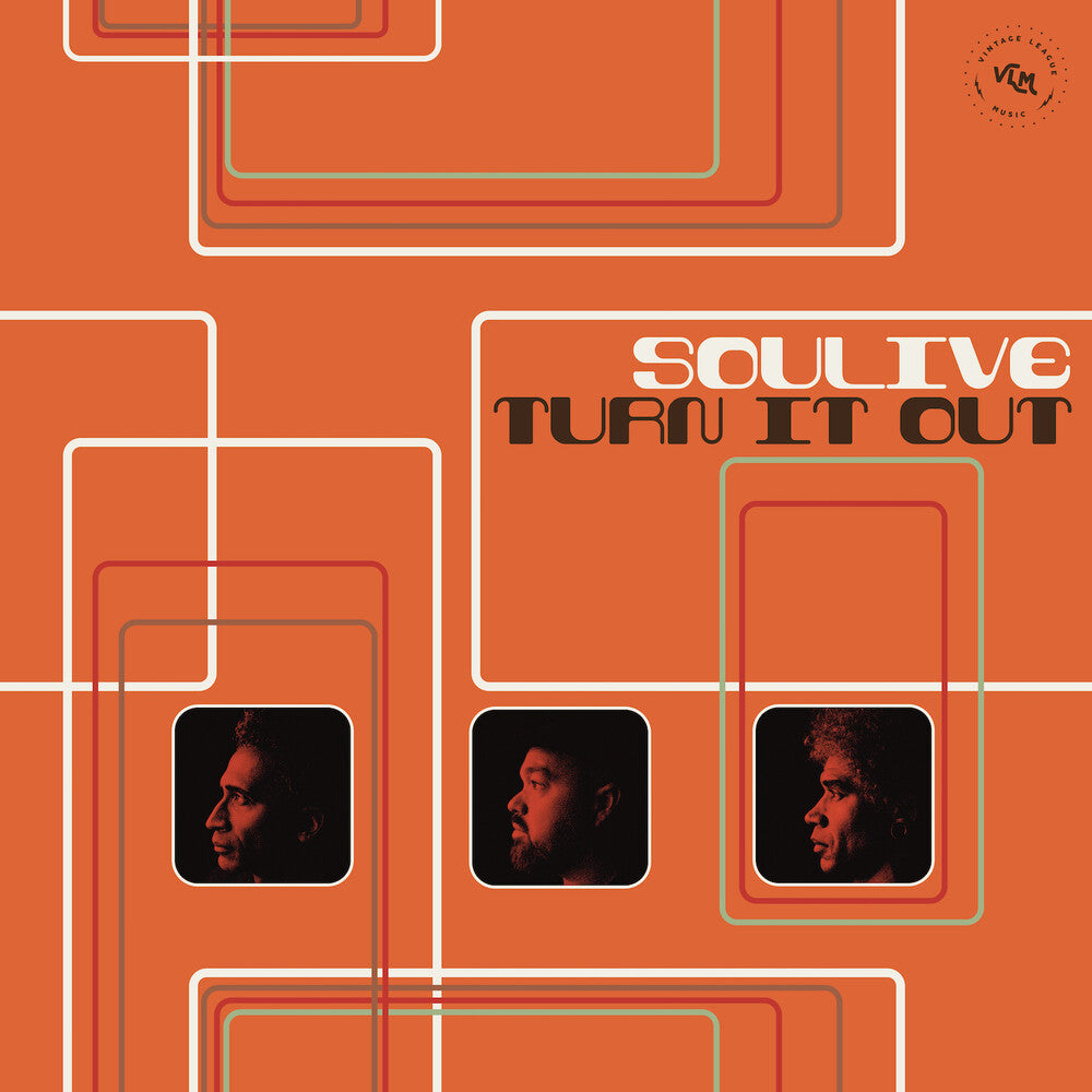 the album cover for Soulive - Turn It Out [Orange 2LP]