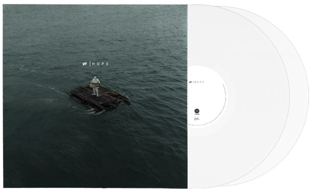 the album cover for NF - HOPE [Limited Edition White 2LP]