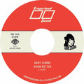 the album cover for Abby Jeanne - Know Better - Opaque Blue (Blue) [Colored Vinyl]