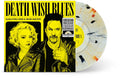the album cover for Samantha Fish &amp; Jesse Dayton - Death Wish Blues [Indie Exclusive Limited Edition Clear w Black & Orange Swirls LP]