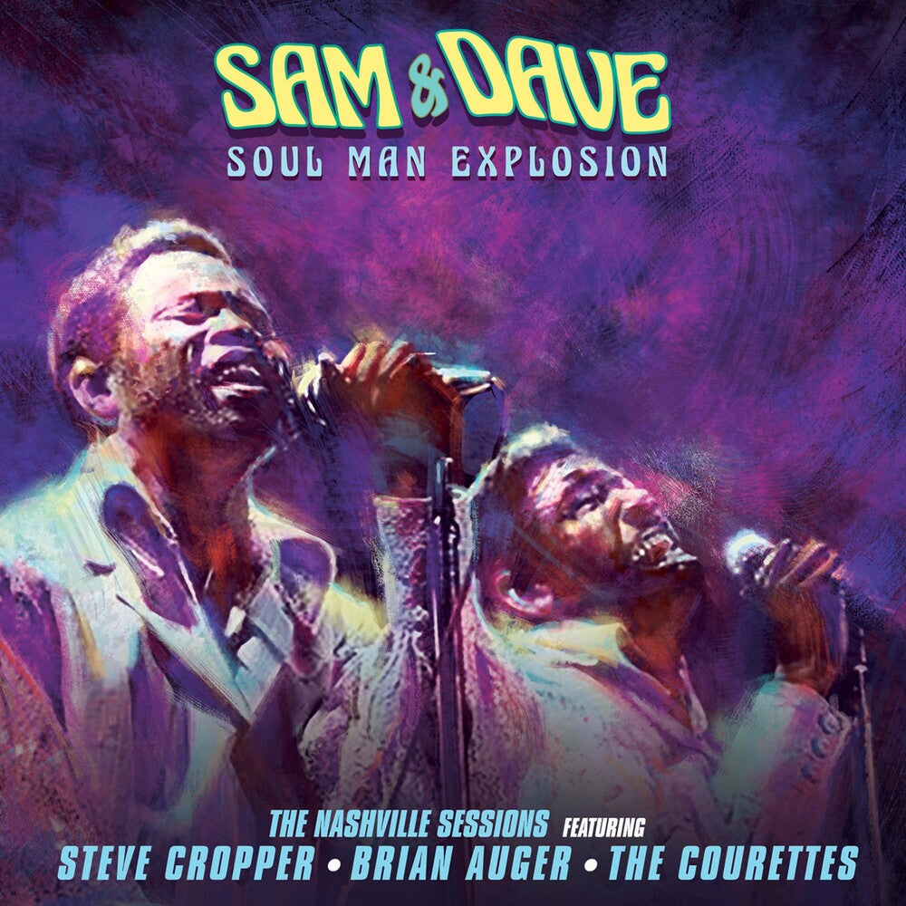 the album cover for Sam & Dave - Soul Man Explosion