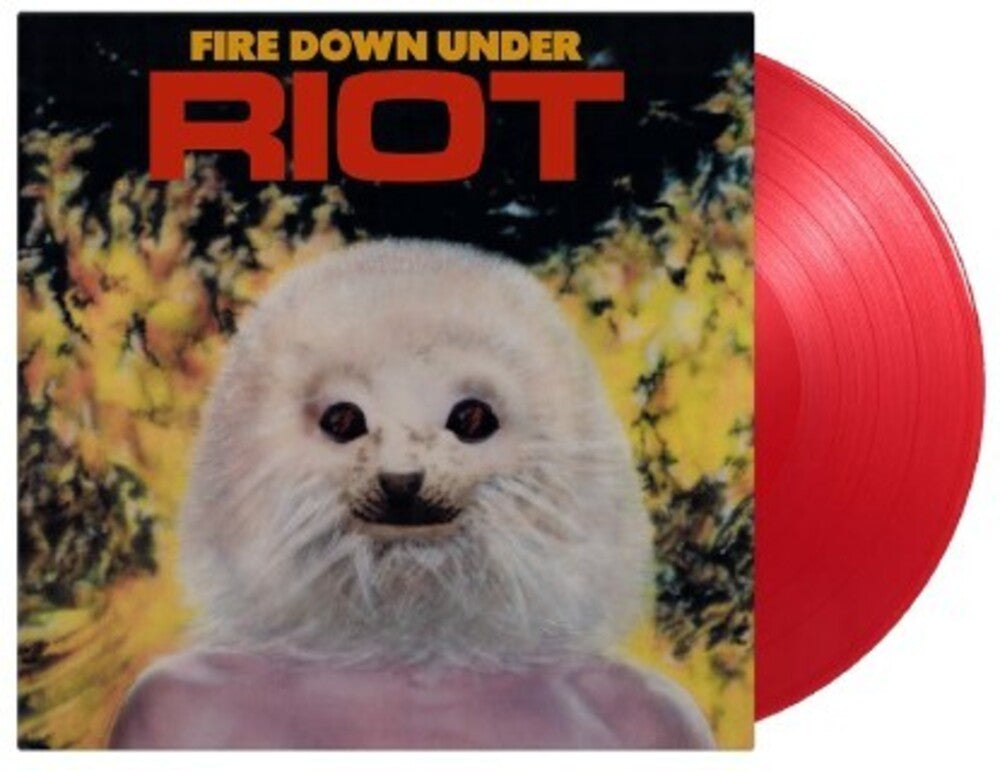 the album cover for Riot - Fire Down Under [Colored Vinyl] [Limited Edition] [180 Gram] (Red) (Hol)