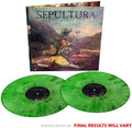 the album cover for Sepultura - Sepulquarta - [Indie Exclusive] [Colored Vinyl] (Gate) [Indie Exclusive]