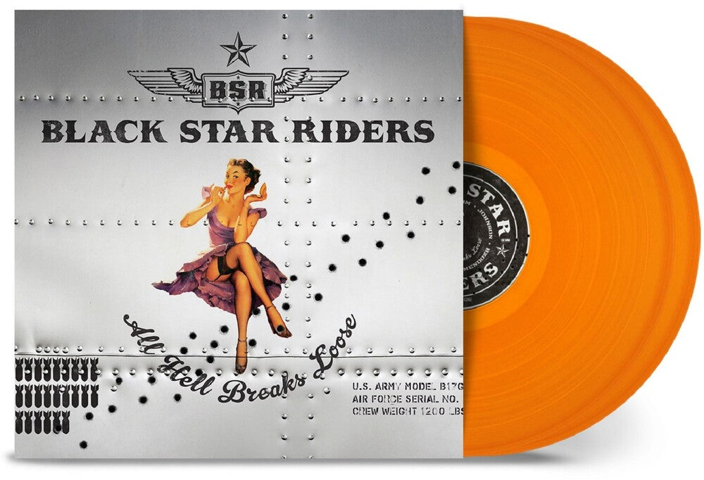 the album cover for Black Star Riders - All Hell Breaks Loose - 10 Year Anniv [Indie Exclusive] Orange