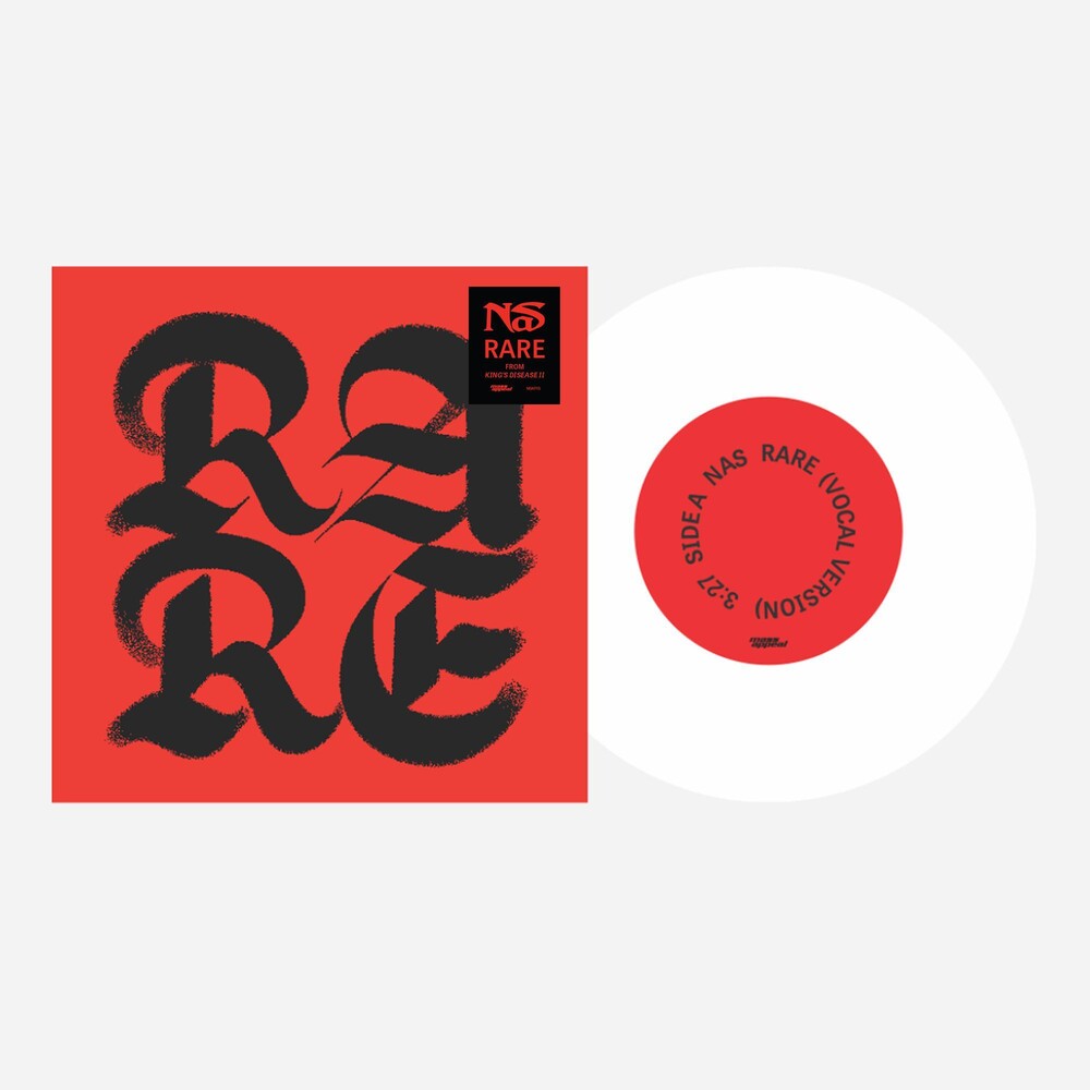 the album cover for Nas - Rare [Colored Vinyl] (Wht)