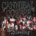 the album cover for Cannibal Corpse - Bleeding [Clear Vinyl] (Red) (Spla)