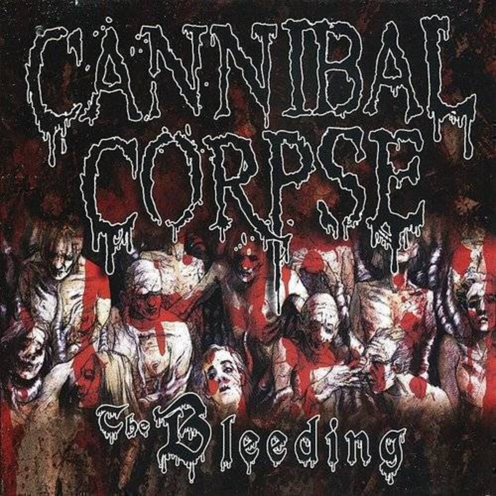 the album cover for Cannibal Corpse - Bleeding [Clear Vinyl] (Red) (Spla)